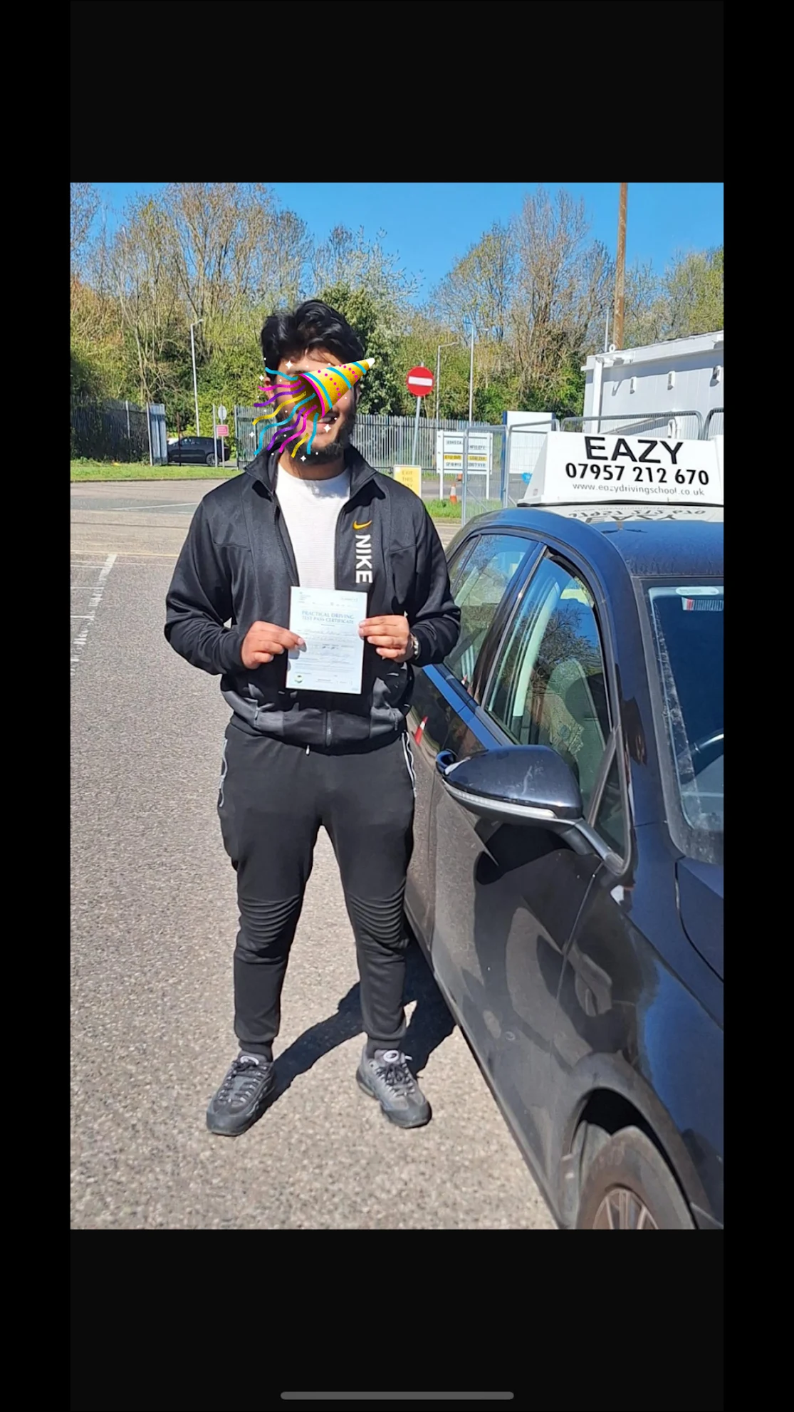 Driving test pass with Eazy Driving School