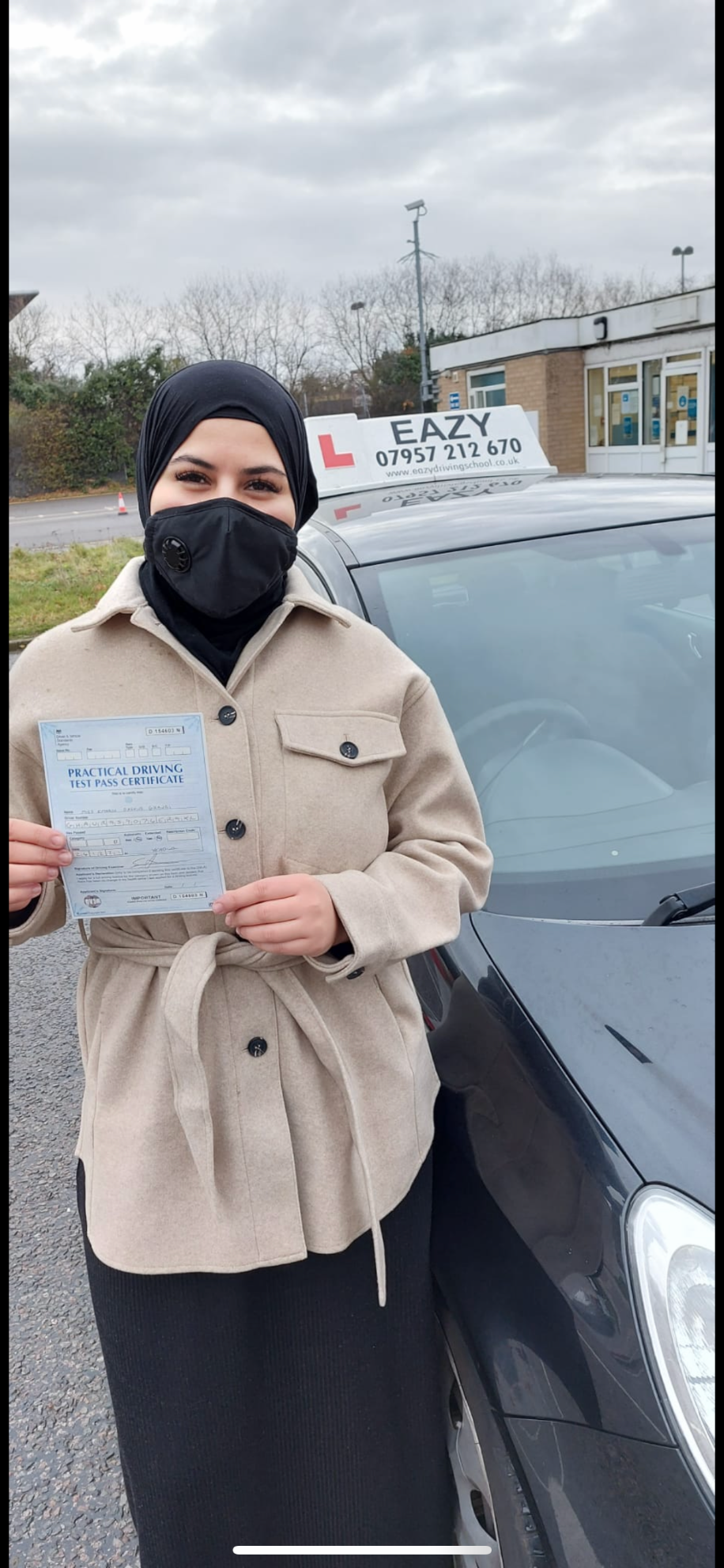 Driving test pass with Eazy Driving School