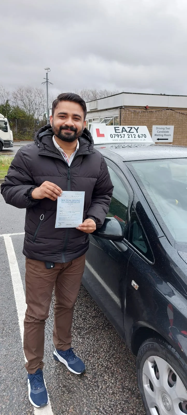 Driving test pass with Eazy Driving School
