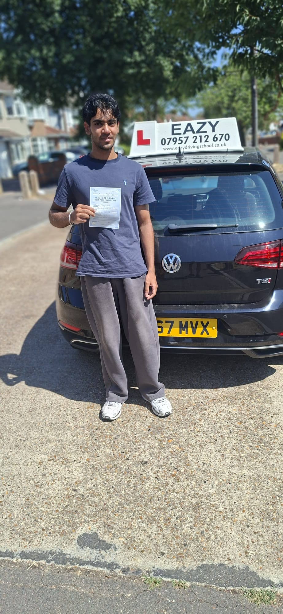 Driving test pass with Eazy Driving School