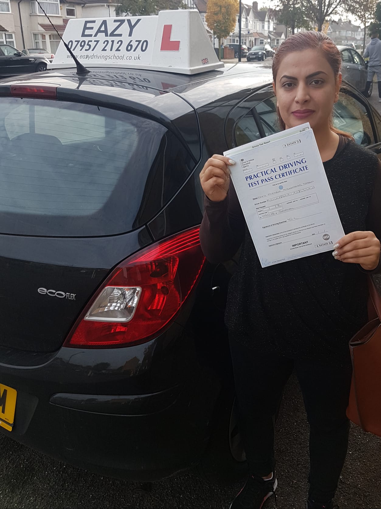 Driving test pass with Eazy Driving School
