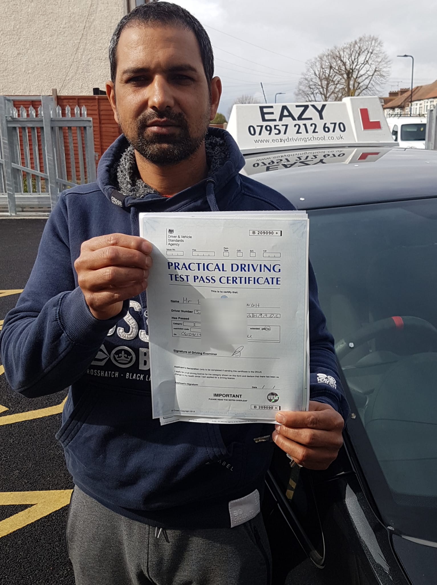 Driving test pass with Eazy Driving School