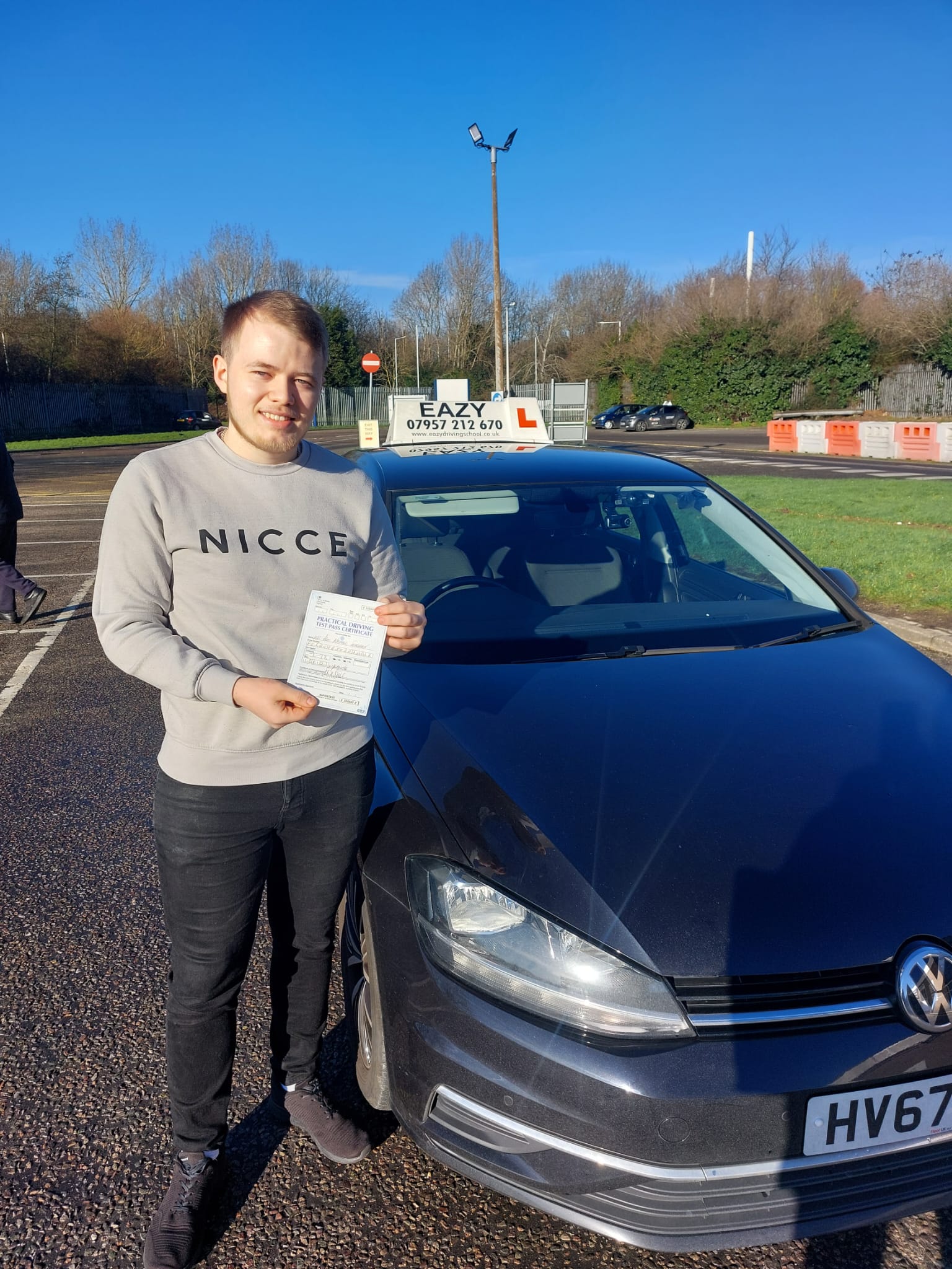 Driving test pass with Eazy Driving School