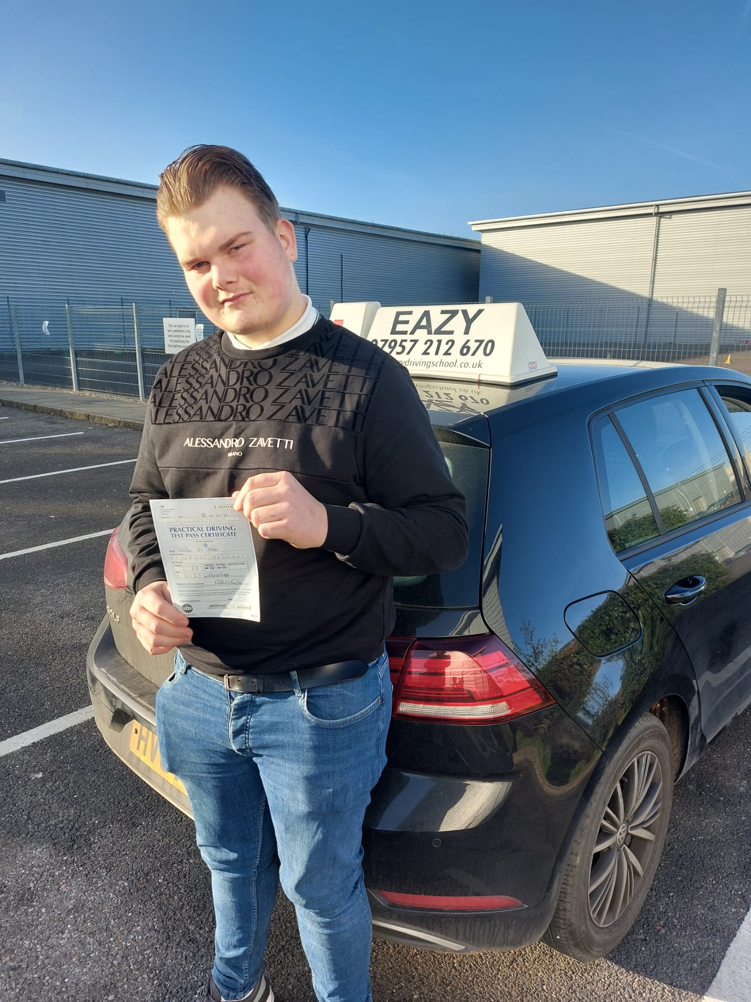 Driving test pass with Eazy Driving School
