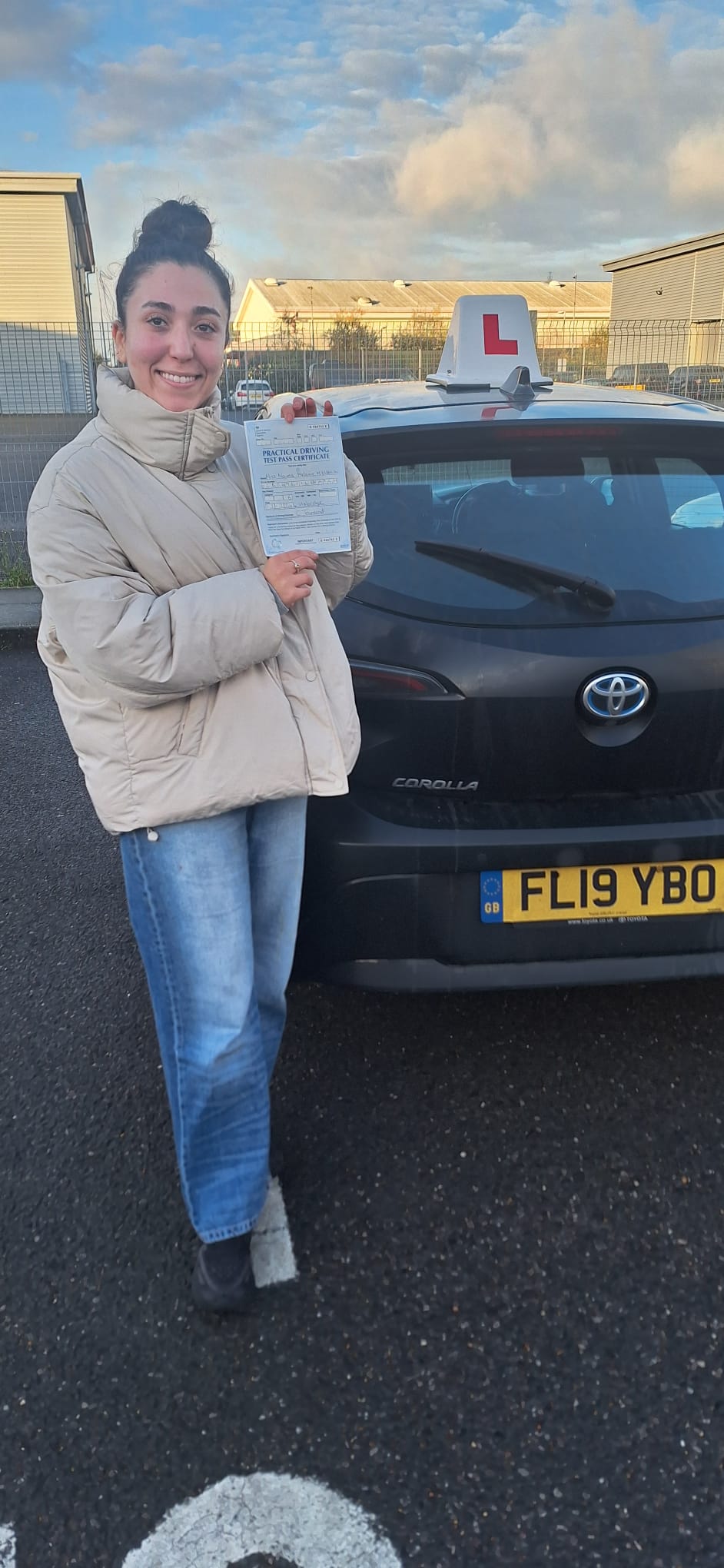 Recent driving test pass with Eazy Driving School