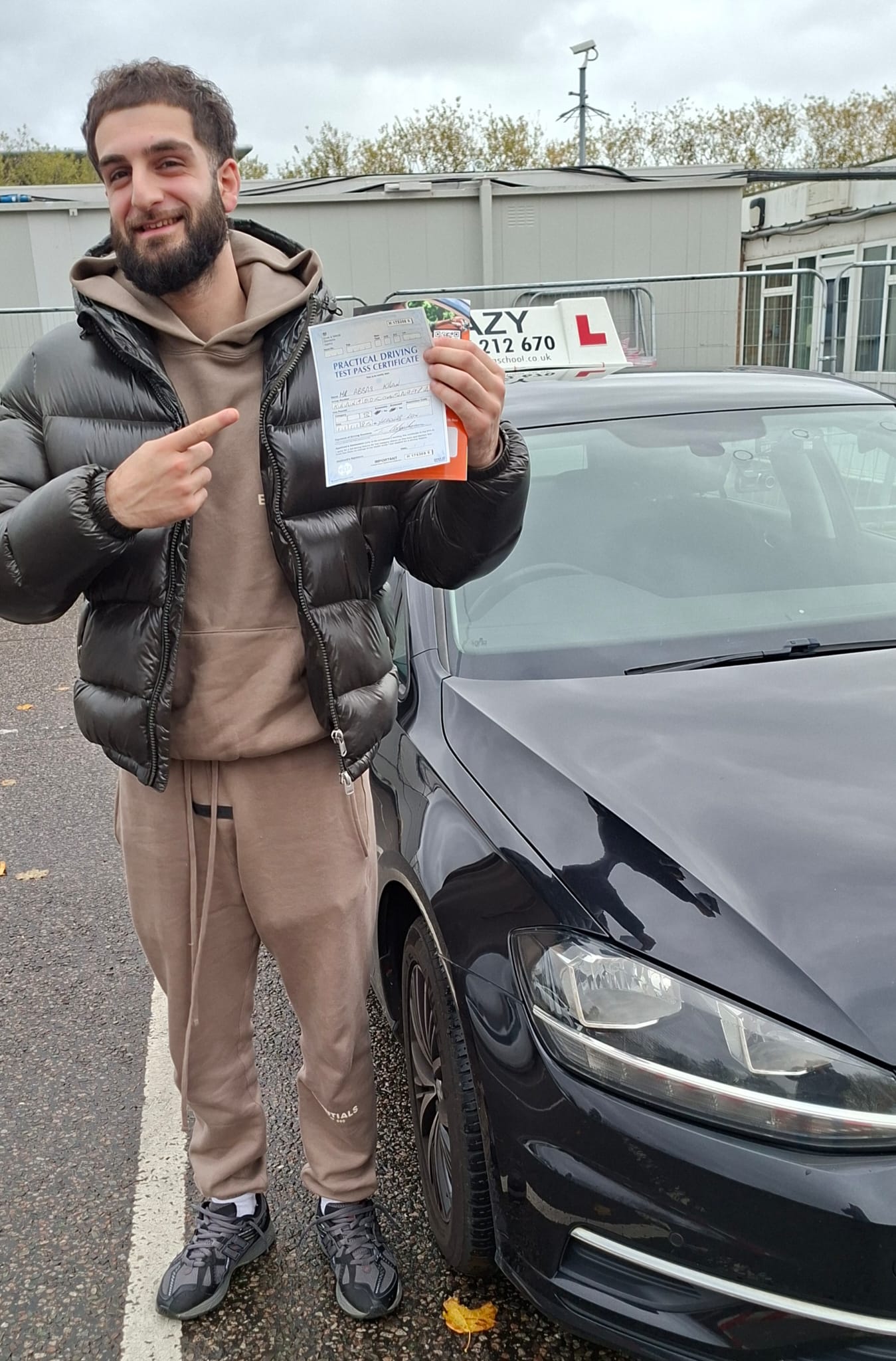 Recent driving test pass with Eazy Driving School